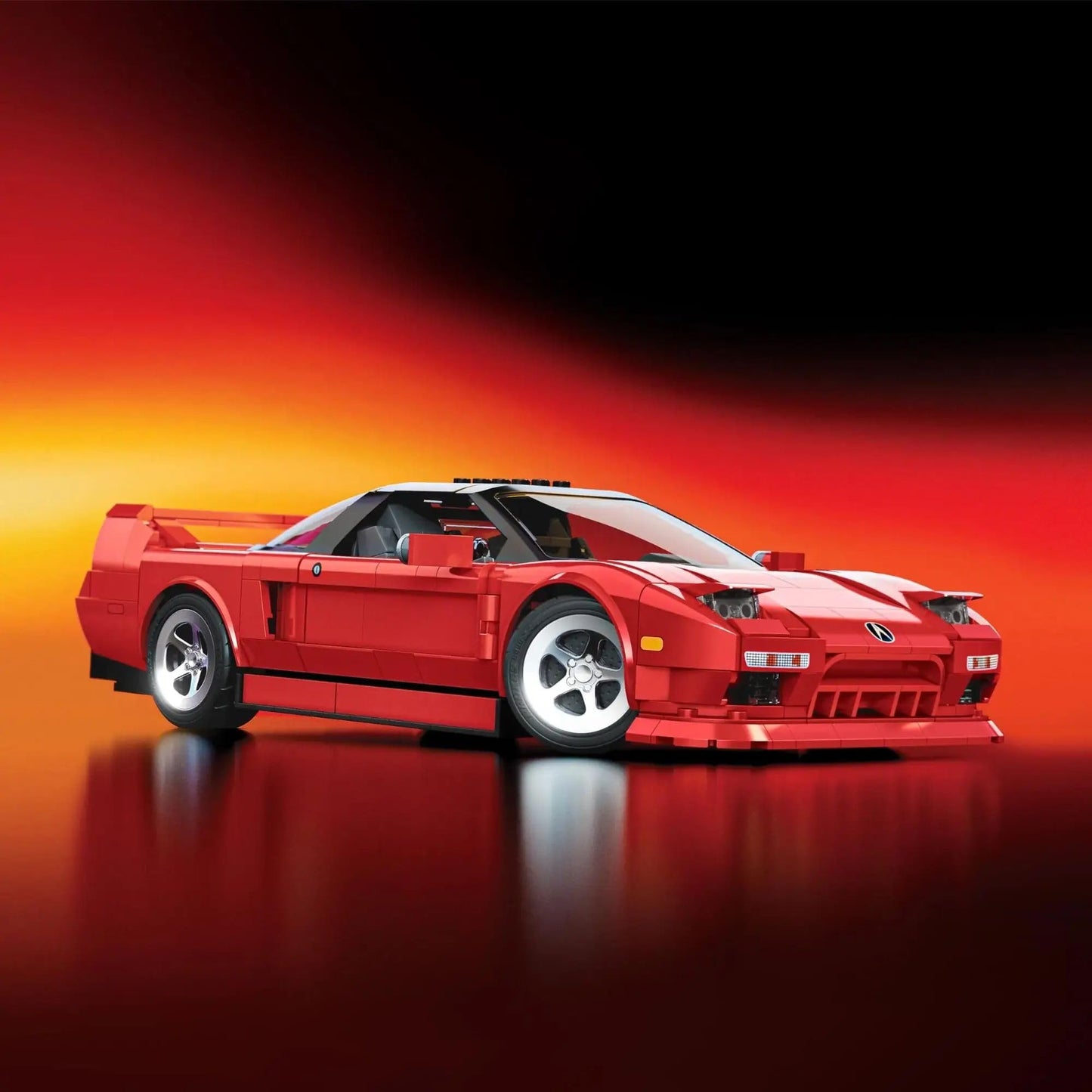 Hot Wheels 1/16 Honda Acura NSX 1990 Building Kit - 876 Pieces + 1/64 Mini Car