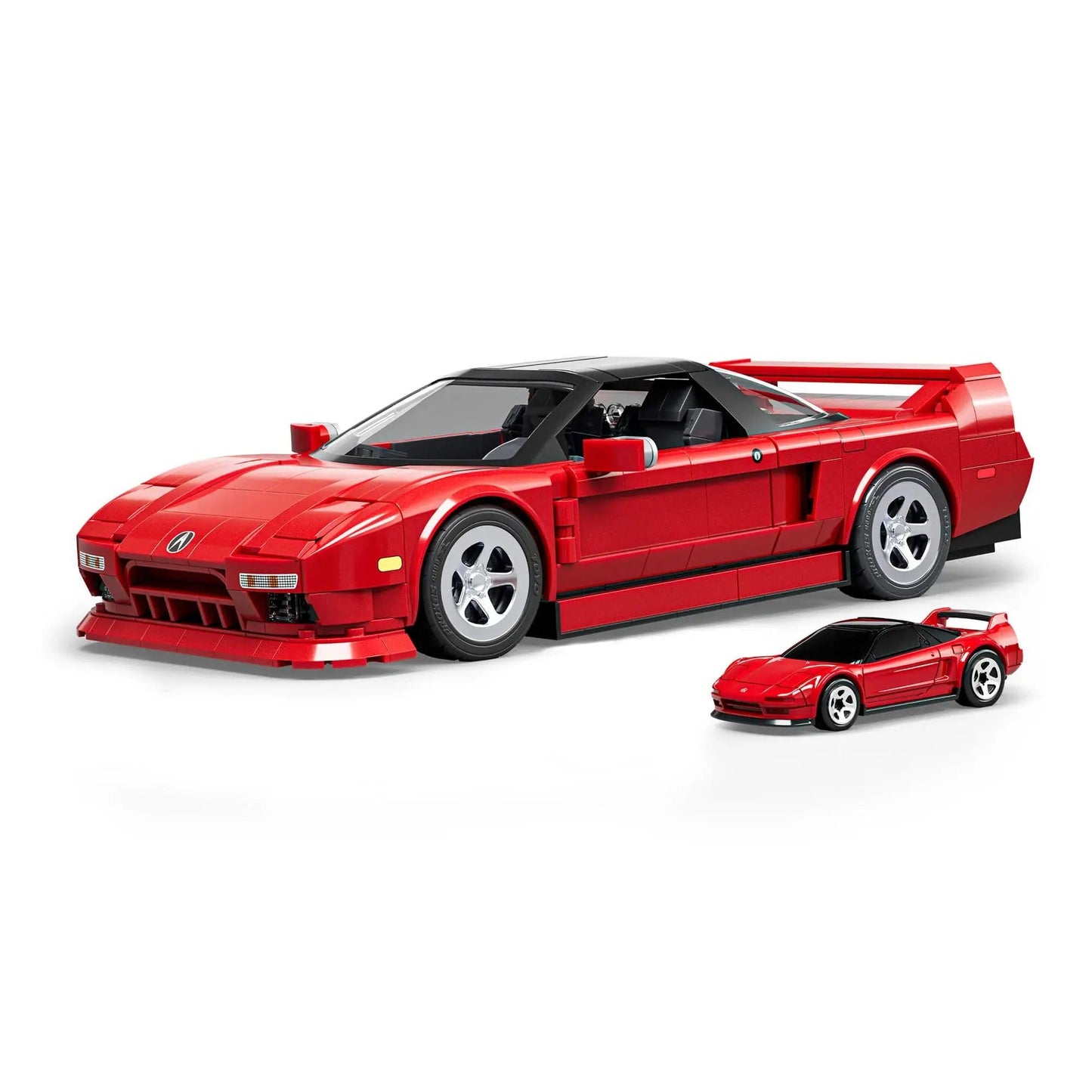 Hot Wheels 1/16 Honda Acura NSX 1990 Building Kit - 876 Pieces + 1/64 Mini Car