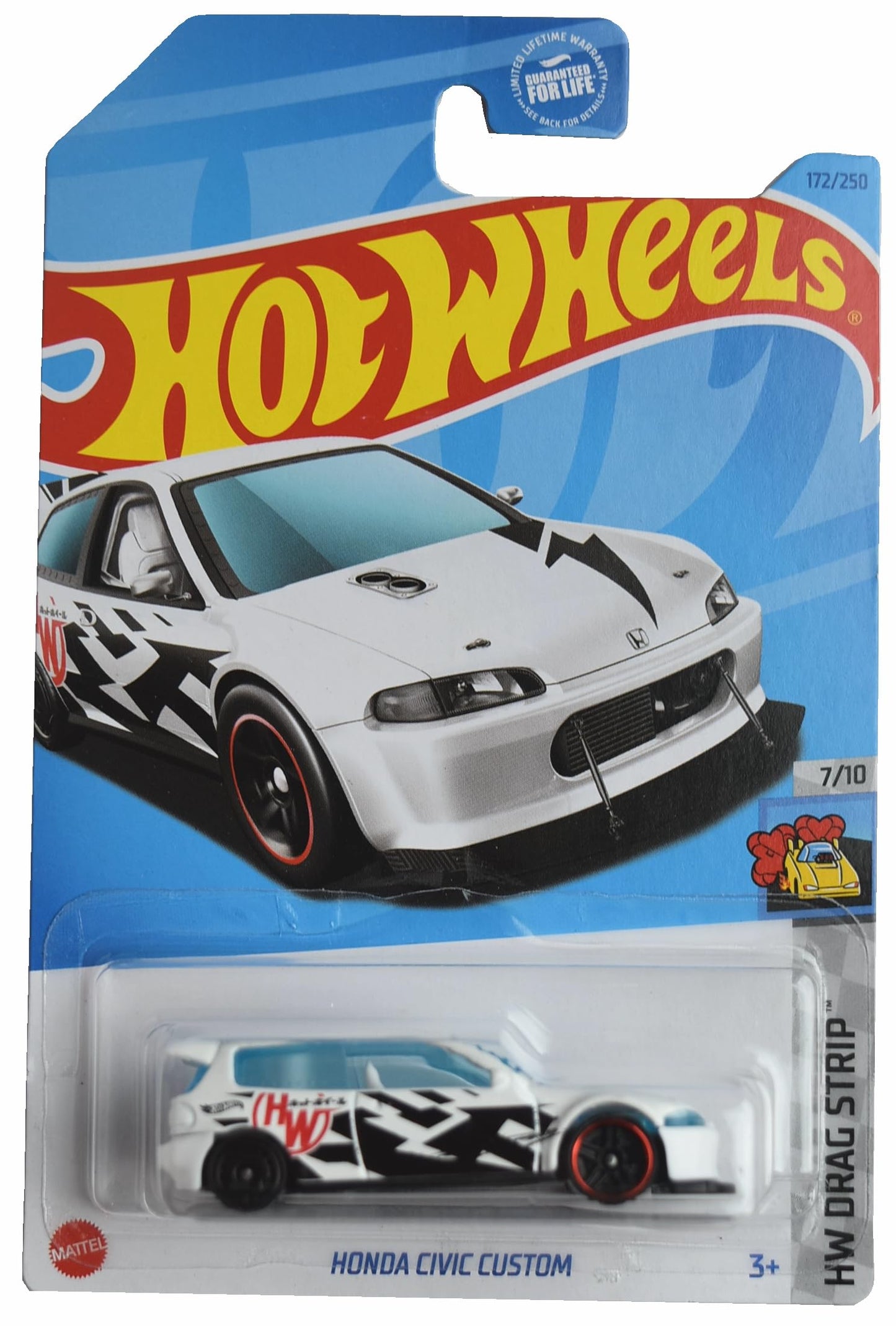 Hot Wheels Honda Civic Custom HW Drag Strip 1:64 Die-Cast Car (172/250)