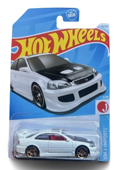 Hot Wheels Honda Civic Si 1:64 Scale – White | J-Imports Series 2/10