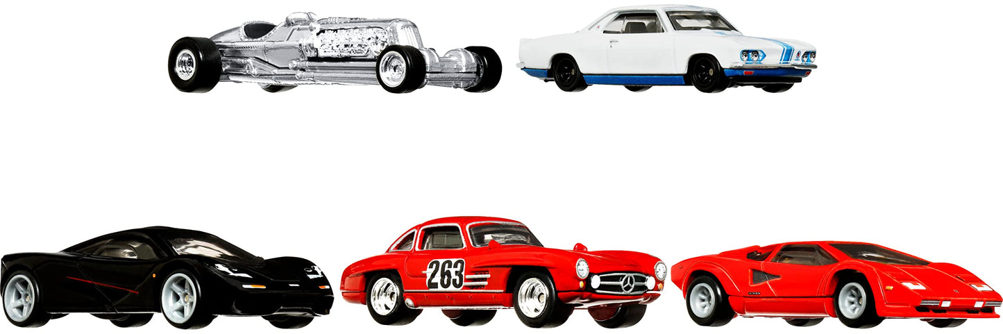 Hot Wheels Jay Leno's Garage Container Set – 1:64 Premium Cars in Collectible Container