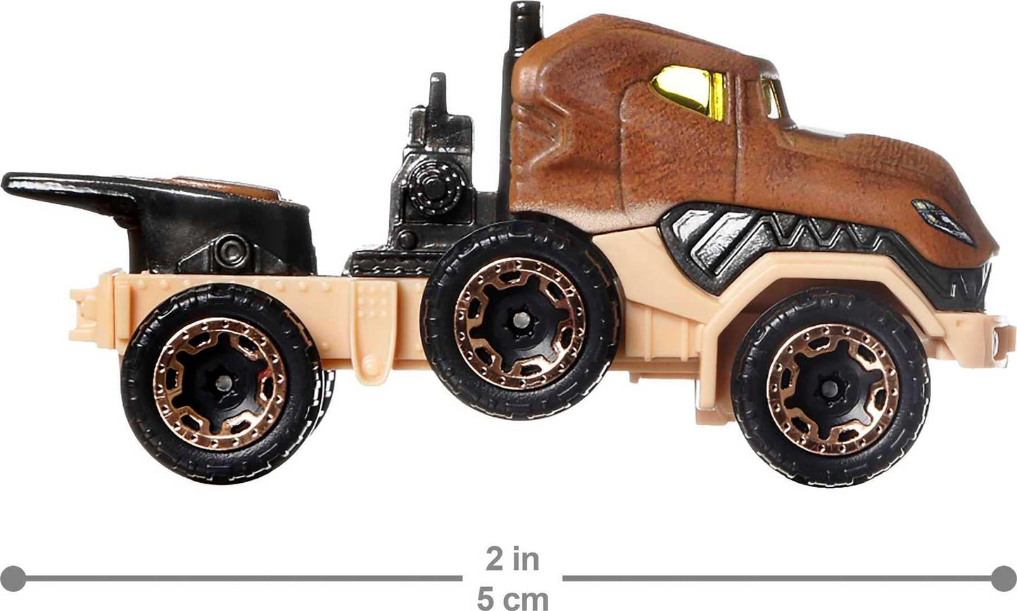Hot Wheels Jurassic World Dominion 1:64 Character Cars 5-Pack – Beta, Giganotosaurus, T-Rex, Triceratops & Velociraptor
