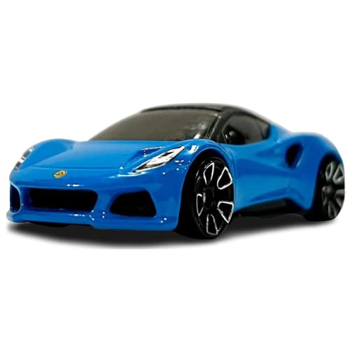 Hot Wheels 2022 Lotus Emira Blue HW Exotics 1:64 Die Cast Mint NrMint Ships Bubble Wrapped