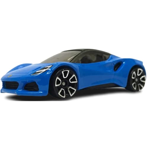 Hot Wheels 2022 Lotus Emira Blue HW Exotics 1:64 Die Cast Mint NrMint Ships Bubble Wrapped
