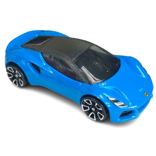Hot Wheels 2022 Lotus Emira Blue HW Exotics 1:64 Die Cast Mint NrMint Ships Bubble Wrapped