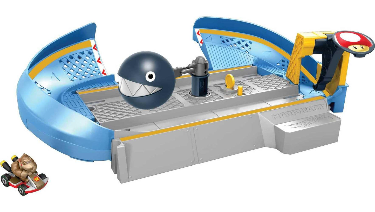 Hot Wheels Mario Kart Track Set Assortment – 4 Tracks + 1:64 Vehicles for Ages 3+