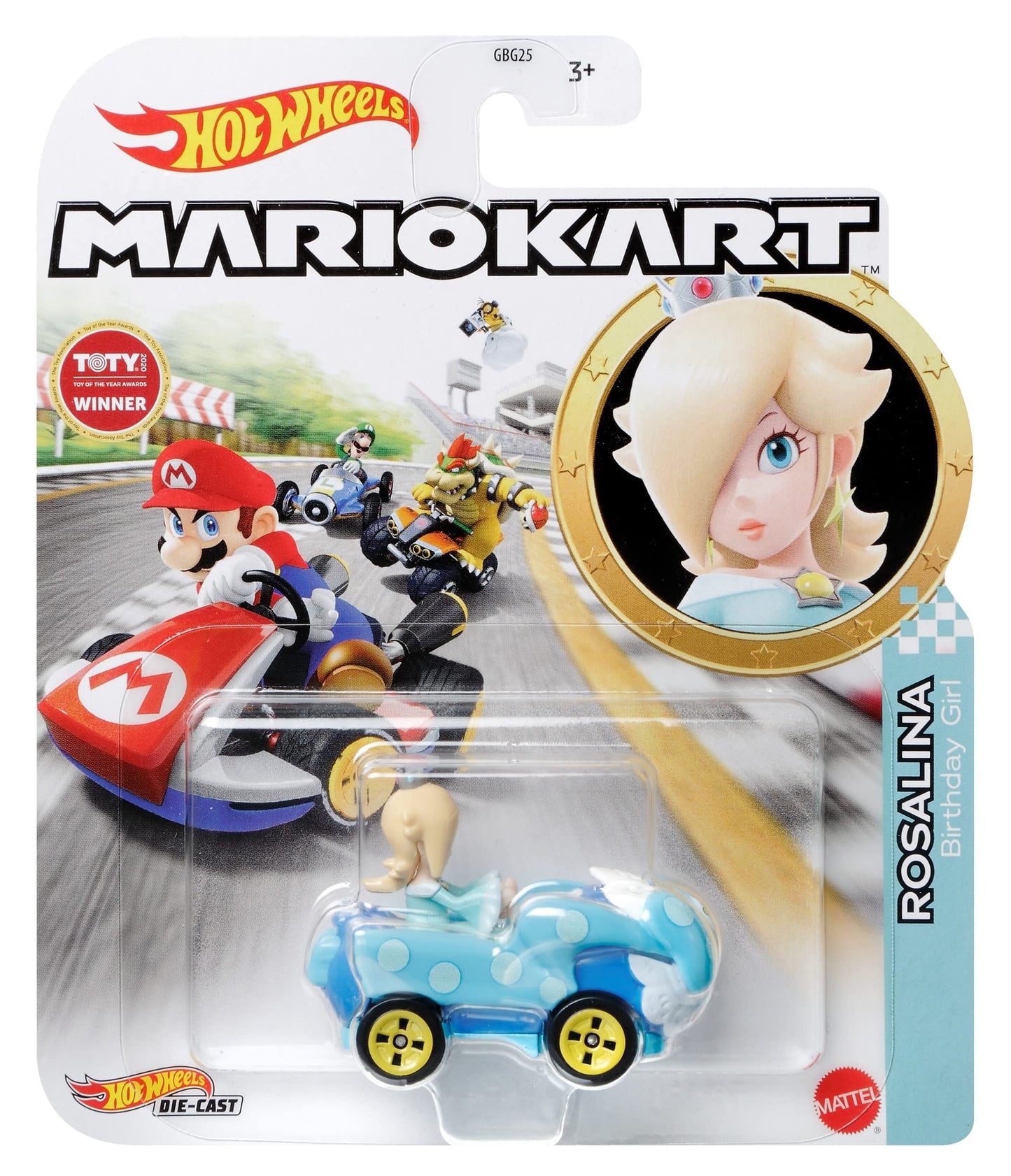 Hot Wheels Mario Kart Rosalina Die-Cast 1:64 Vehicles — Birthday Gift Idea