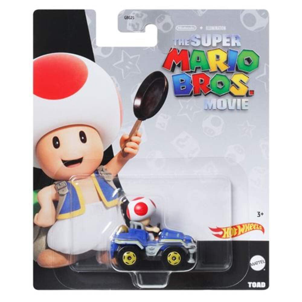 Hot Wheels Mario Kart Toad 1:64 – MV. VEH. Toad HKD58 | Assorted Models