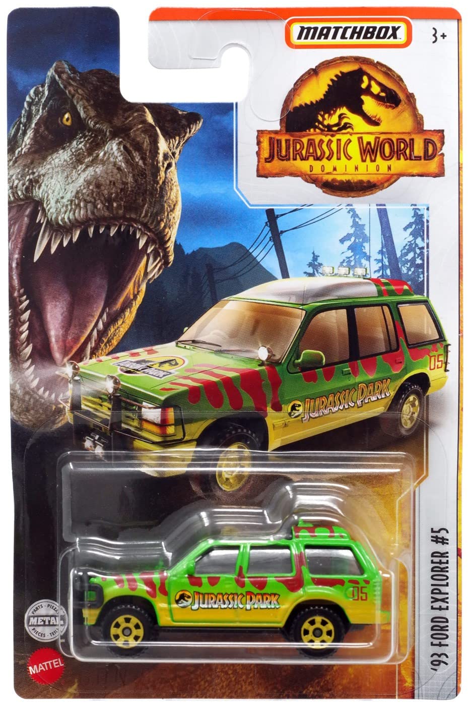 Hot Wheels Matchbox 2022 1993 Ford Explorer #5 – Jurassic World Dominion 1:64