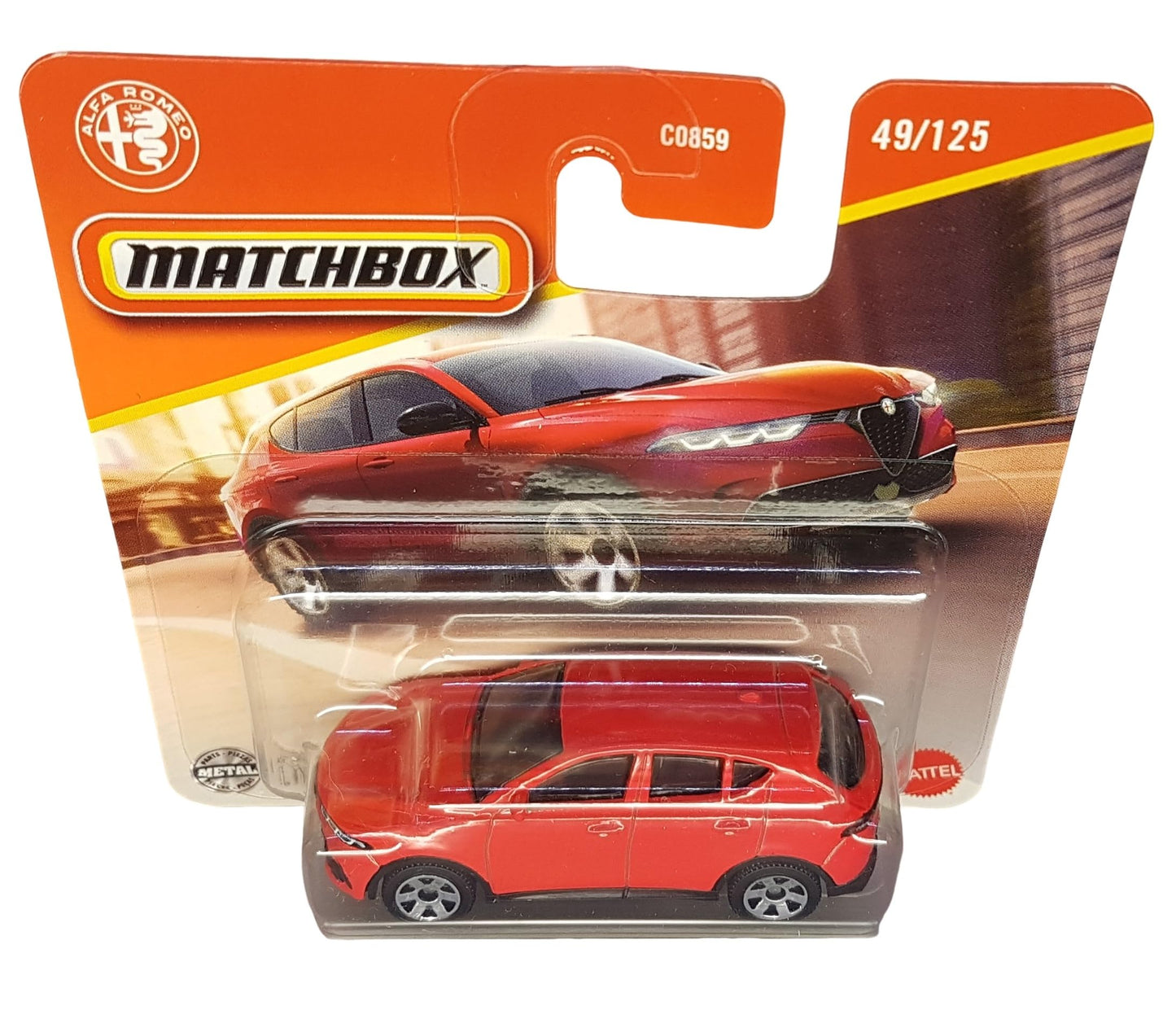 Matchbox 2023 Alfa Romeo Tonale – MBX City 49/125 | JBR37 | 1:64 Scale | Red