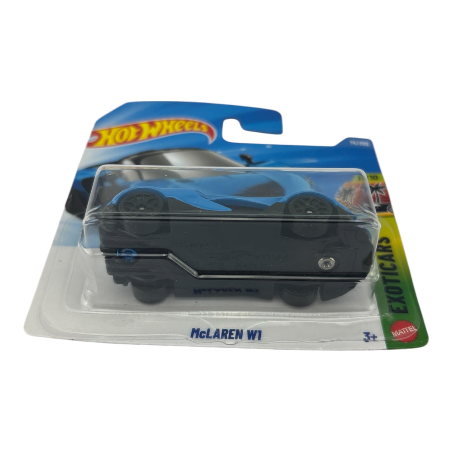 Hot Wheels McLaren W1 Blue – 1:64 Diecast Toy Car | Exoticars 5/10, 74/250