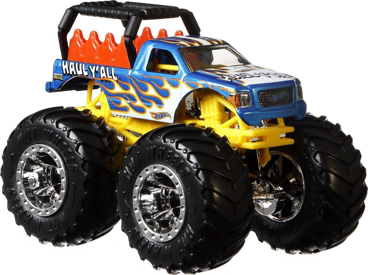 Hot Wheels Monster Trucks 4-Pack – 1:64 Scale Trucks (Styles May Vary)