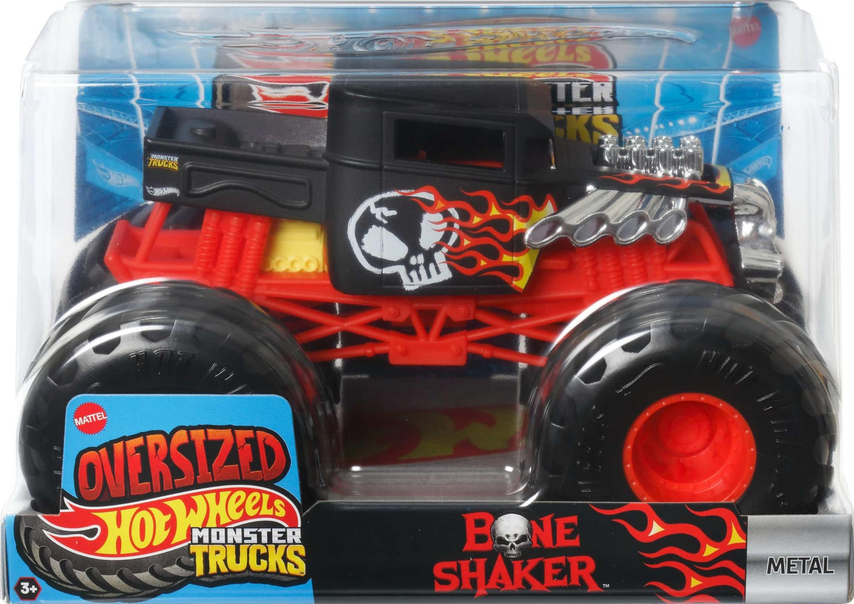 Hot Wheels Monster Trucks Oversized 1:24 Die-Cast Truck – Giant Wheels and Bold Designs