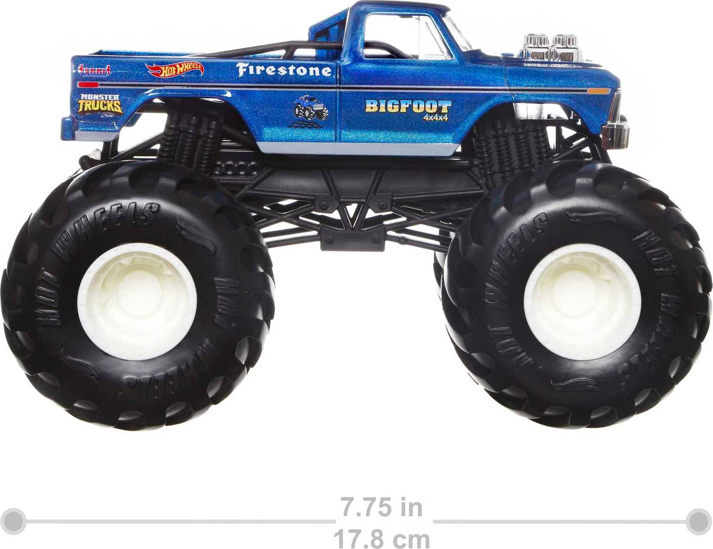 Hot Wheels Monster Trucks: Die-Cast Bigfoot 1:24 Scale – Oversized Play Vehicle for Kids & Collectors