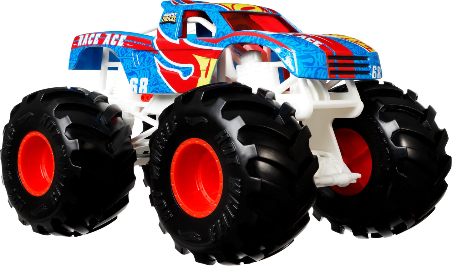 Hot Wheels Monster Trucks Oversized 1:24 Scale Die-Cast – Race Ace