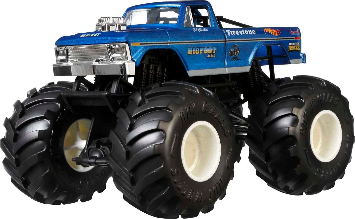 Hot Wheels Monster Trucks: Die-Cast Bigfoot 1:24 Scale – Oversized Play Vehicle for Kids & Collectors