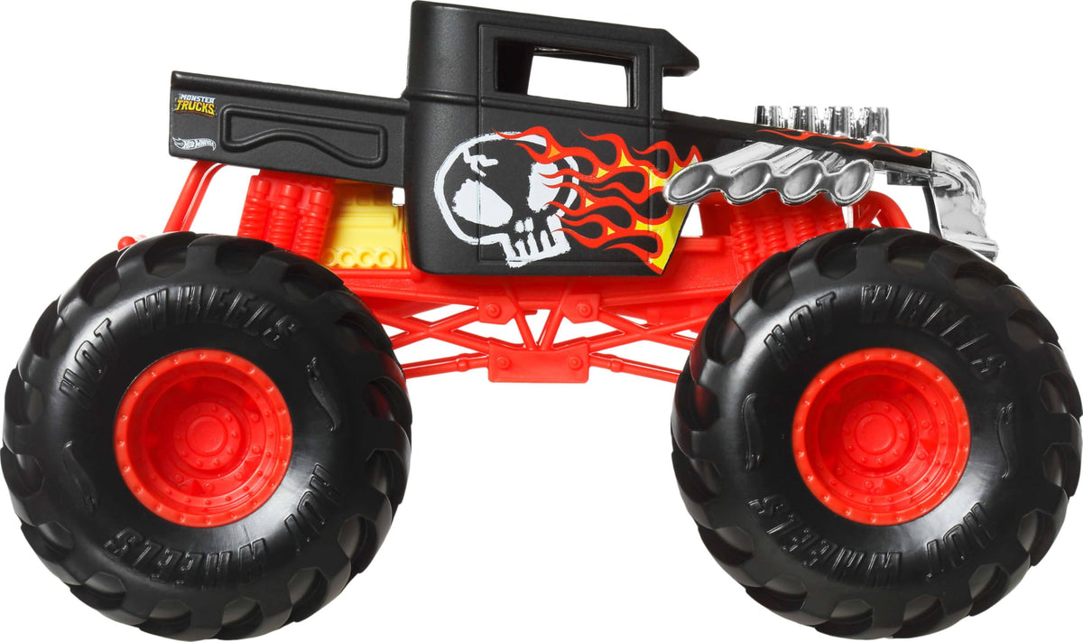 Hot Wheels Monster Trucks Oversized 1:24 Die-Cast Truck – Giant Wheels and Bold Designs