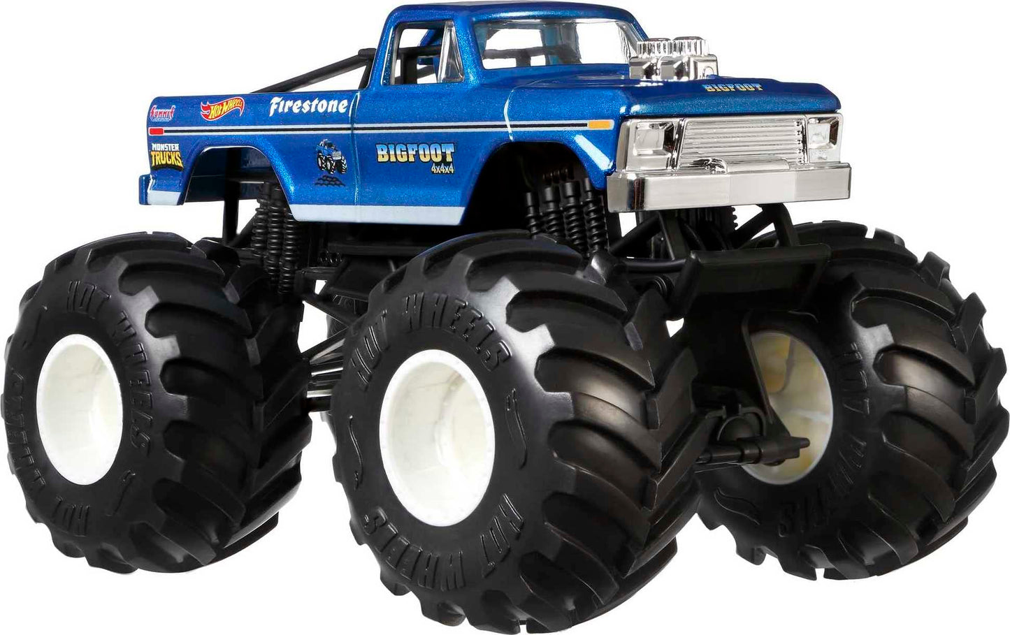 Hot Wheels Monster Trucks: Die-Cast Bigfoot 1:24 Scale – Oversized Play Vehicle for Kids & Collectors