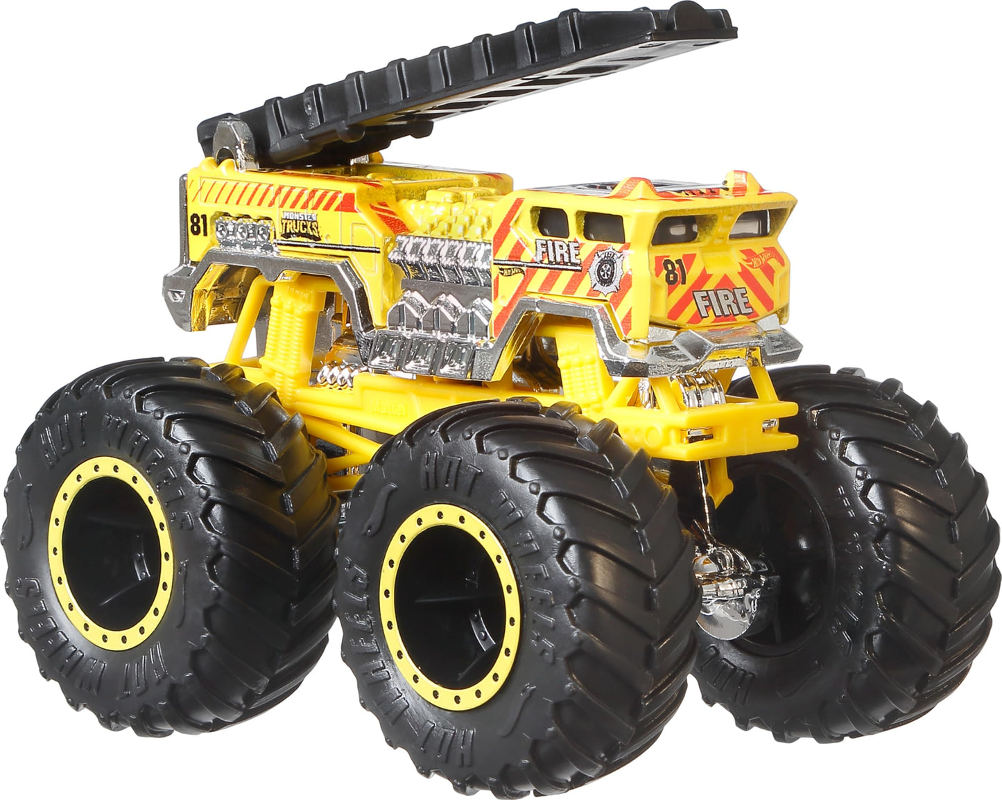 Hot Wheels Monster Trucks 1:64 Scale 4-Pack | Giant Wheels & Exclusive Truck