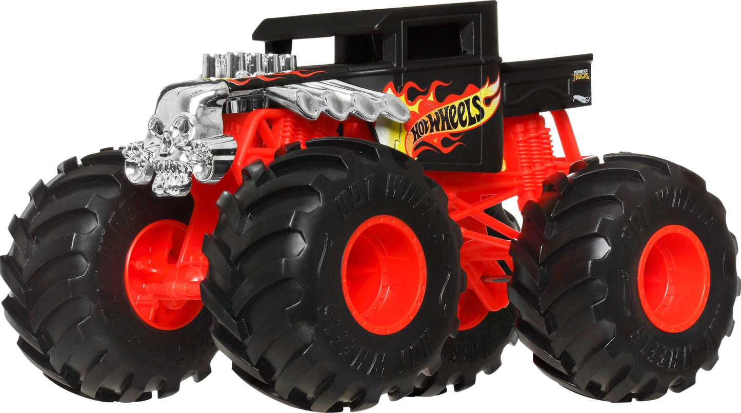 Hot Wheels Monster Trucks Oversized 1:24 Die-Cast Truck – Giant Wheels and Bold Designs