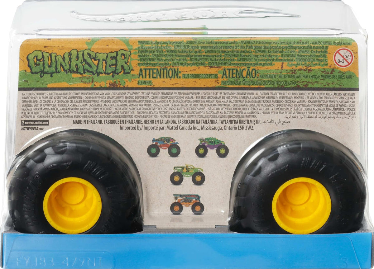 Hot Wheels Monster Trucks Oversized 1:24 Die-Cast Truck – Giant Wheels & Bold Details