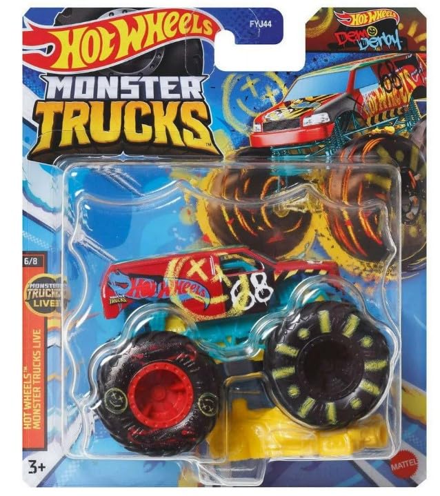 Hot Wheels Monster Trucks Live Demo Derby 6/8 - 1:64 Diecast Truck