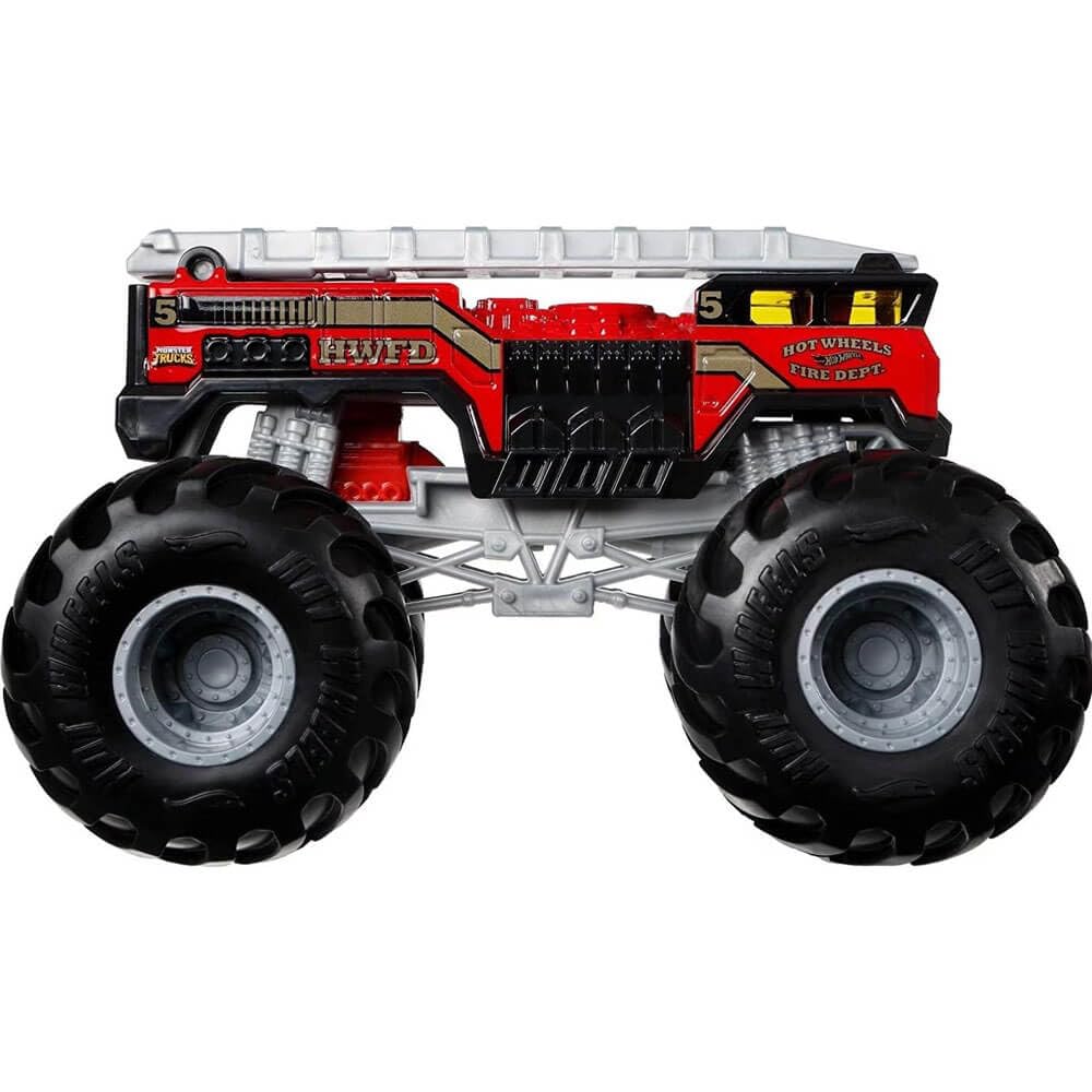 Hot Wheels Monster Trucks Oversized 5 Alarm – 1:24 Scale Die-Cast Truck