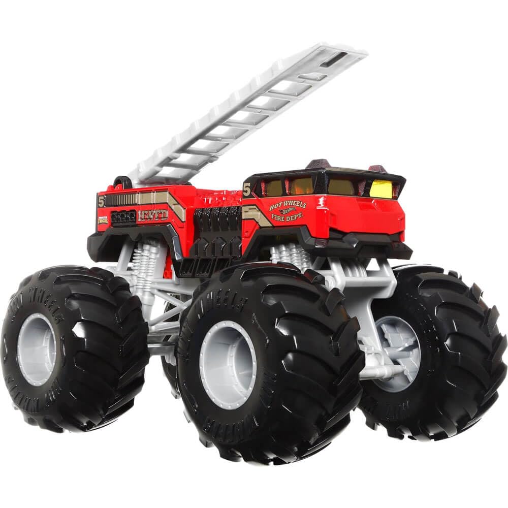 Hot Wheels Monster Trucks Oversized 5 Alarm – 1:24 Scale Die-Cast Truck