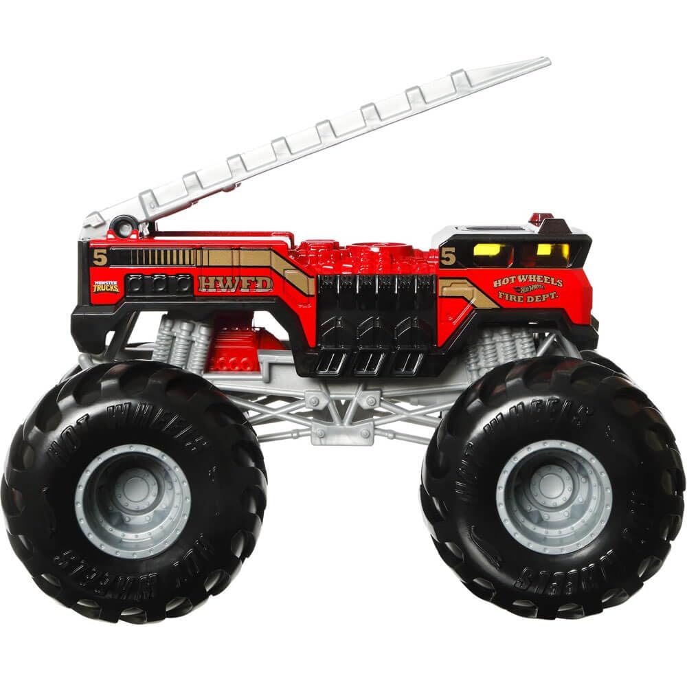 Hot Wheels Monster Trucks Oversized 5 Alarm – 1:24 Scale Die-Cast Truck
