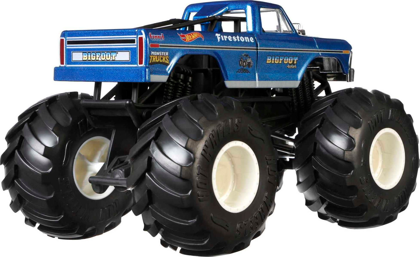 Hot Wheels Monster Trucks: Die-Cast Bigfoot 1:24 Scale – Oversized Play Vehicle for Kids & Collectors