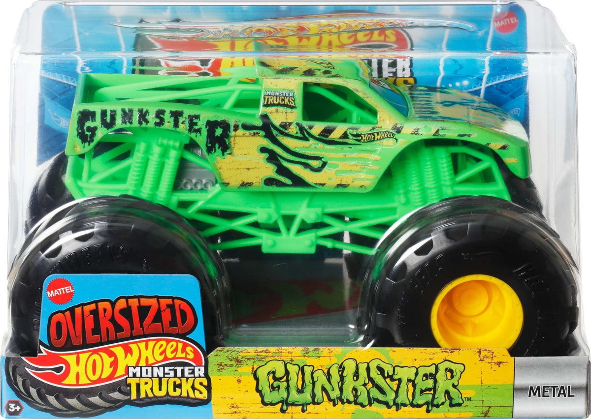 Hot Wheels Monster Trucks Oversized 1:24 Die-Cast Truck – Giant Wheels & Bold Details