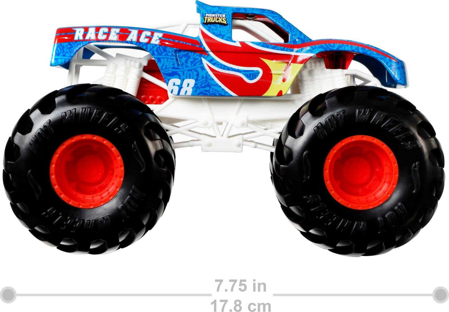 Hot Wheels Monster Trucks Oversized 1:24 Scale Die-Cast – Race Ace