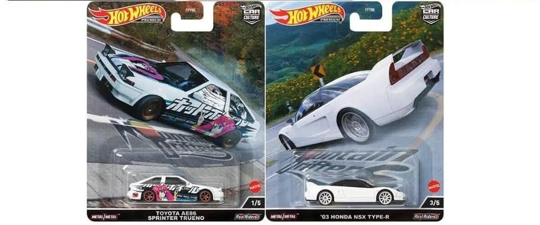 Hot Wheels 2022 Premium Car Culture Mountain Drifters – Complete Set of 5 Diecast Vehicles