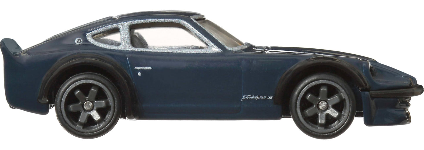 Hot Wheels Premium Car Culture Nissan Fairlady Z 1:64 Die-Cast with Real Riders Tires | Japan Historics 4 Vehicle Set