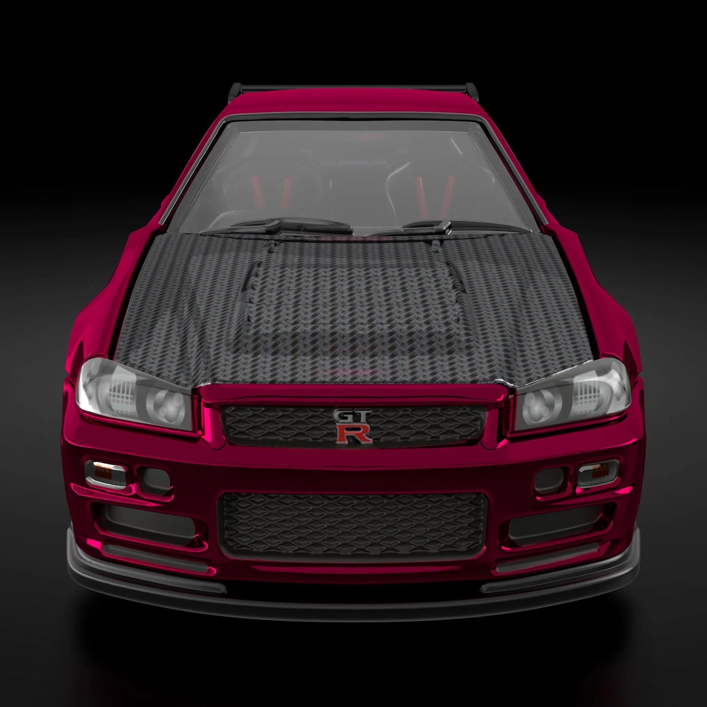 Hot Wheels RLC Nissan Skyline GT-R (BNR34) – sELECTIONs Oxblood Red | 1:64 Collectible