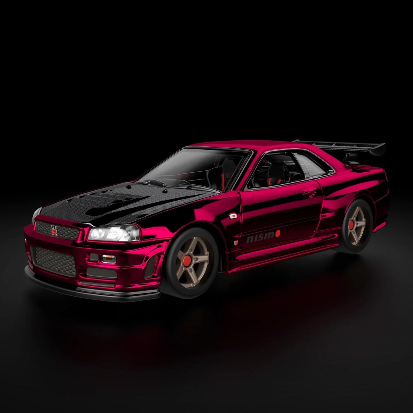 Hot Wheels RLC Nissan Skyline GT-R (BNR34) – sELECTIONs Oxblood Red | 1:64 Collectible