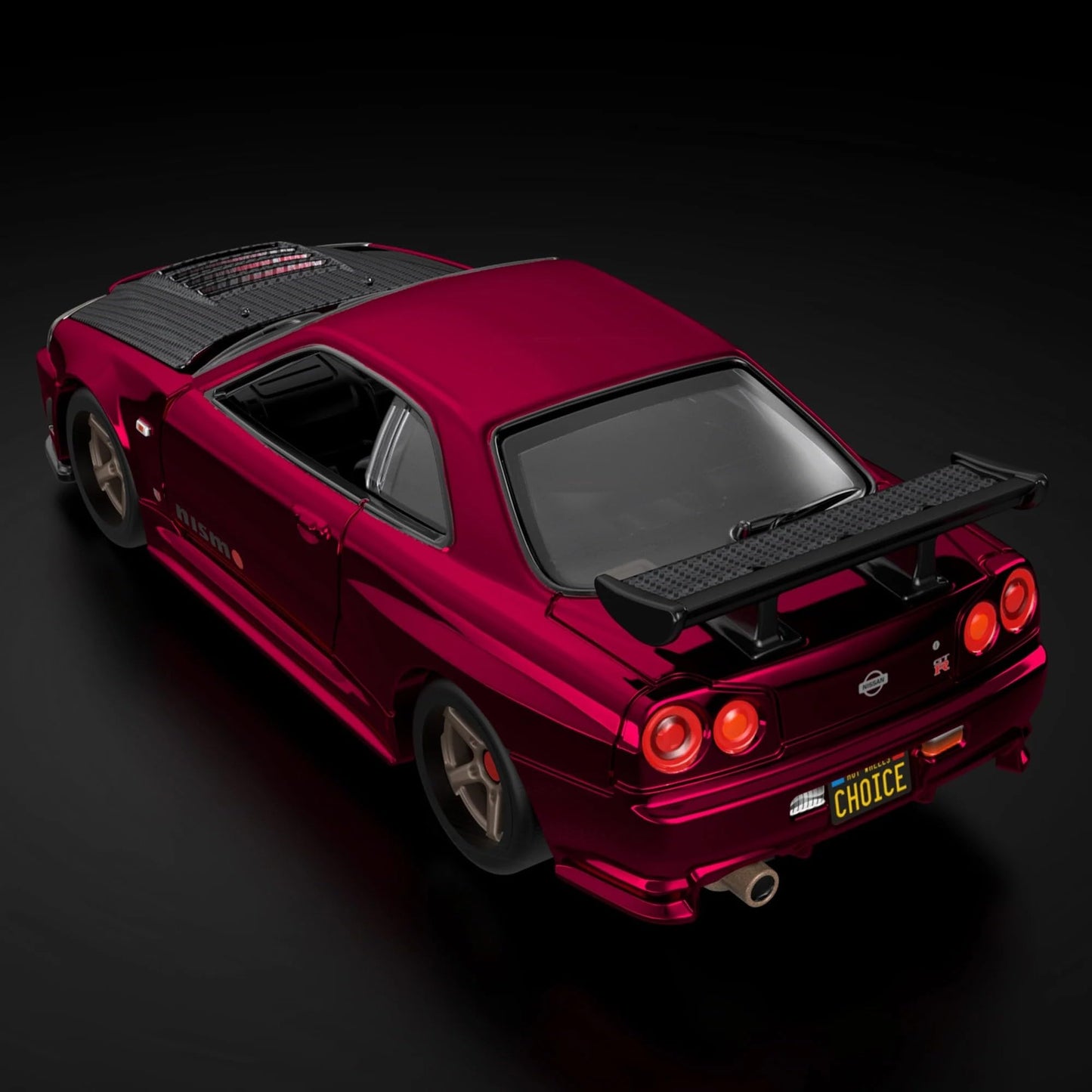 Hot Wheels RLC Nissan Skyline GT-R (BNR34) – sELECTIONs Oxblood Red | 1:64 Collectible