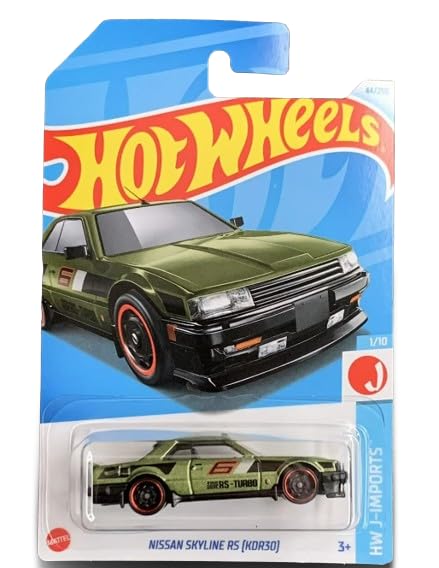 Hot Wheels Nissan Skyline RS (KDR30) Green – 1/10 Scale HW J-Imports Die-Cast