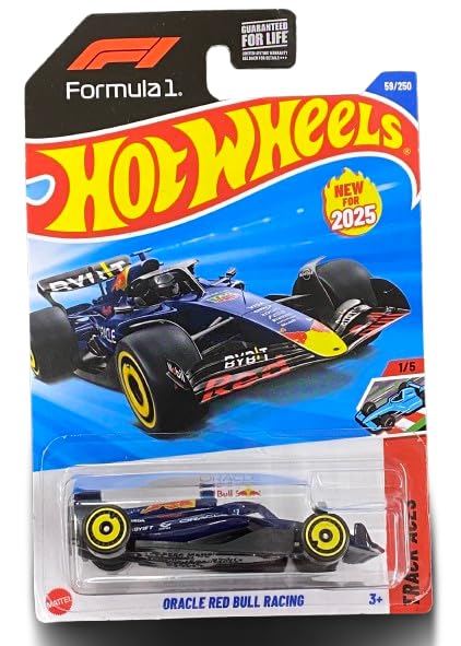 Hot Wheels Oracle RB Racing Track Aces Diecast Car – 1:64 Scale, Collectible Display Model