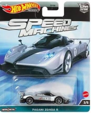 Hot Wheels Car Culture 2023 Speed Machines Bundle — 5 Diecast Vehicles (FPY86-959A)