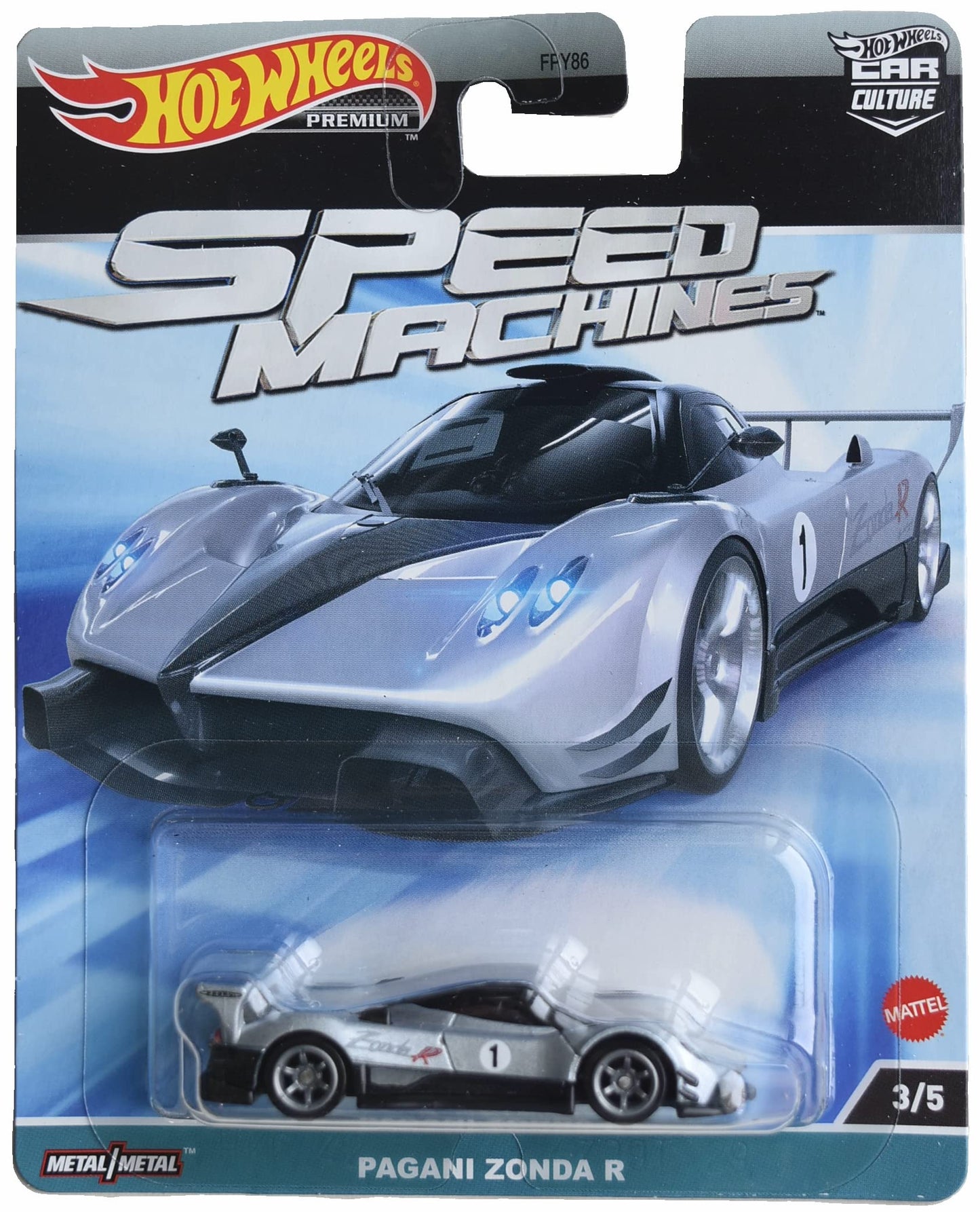 Hot Wheels Pagani Zonda R – Speed Machines Car Culture 3/5 | Die-Cast Collectible