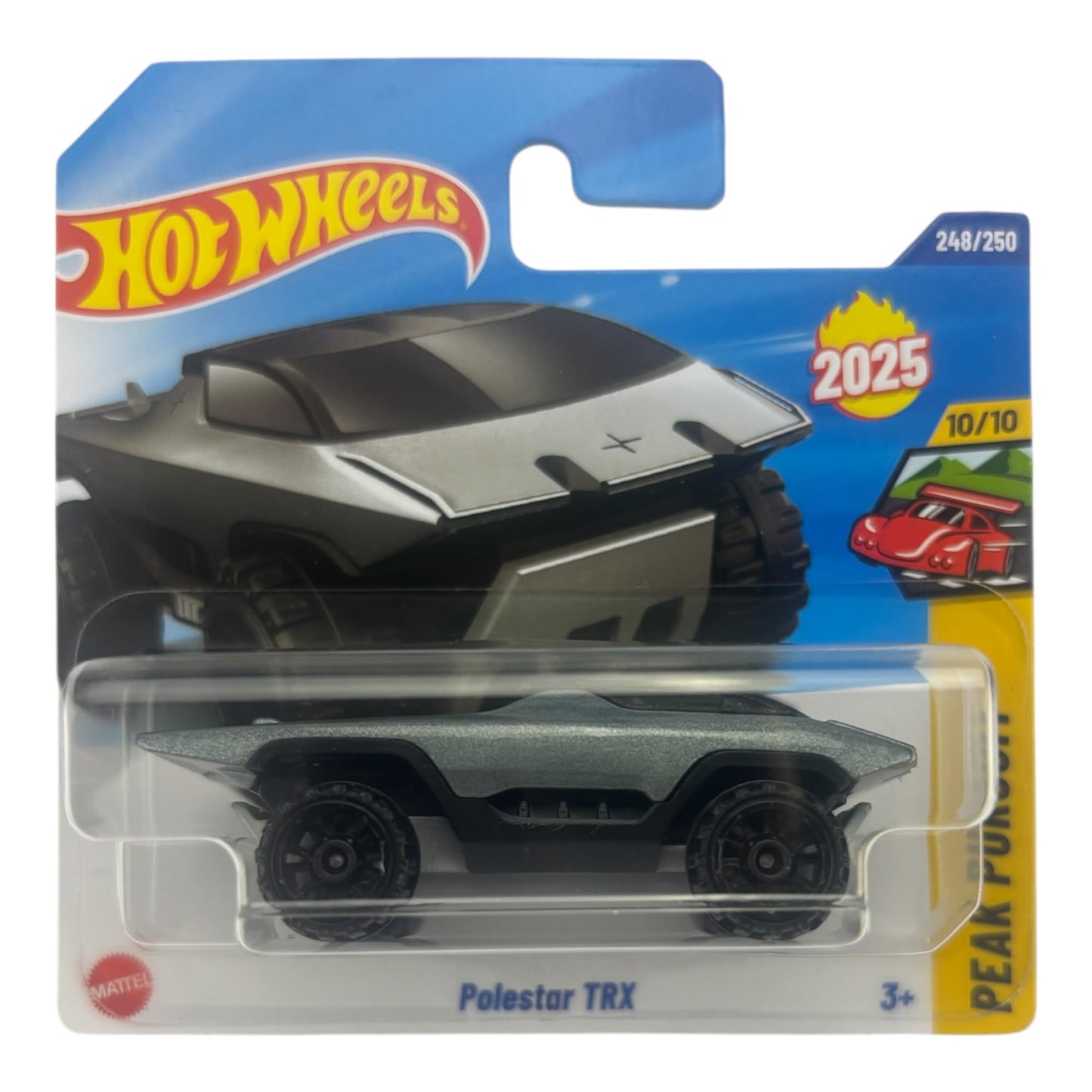 Hot Wheels Polestar TRX Silver – Peak Pursuit 10/10 | 1:64 Diecast Vehicle (New for 2025)