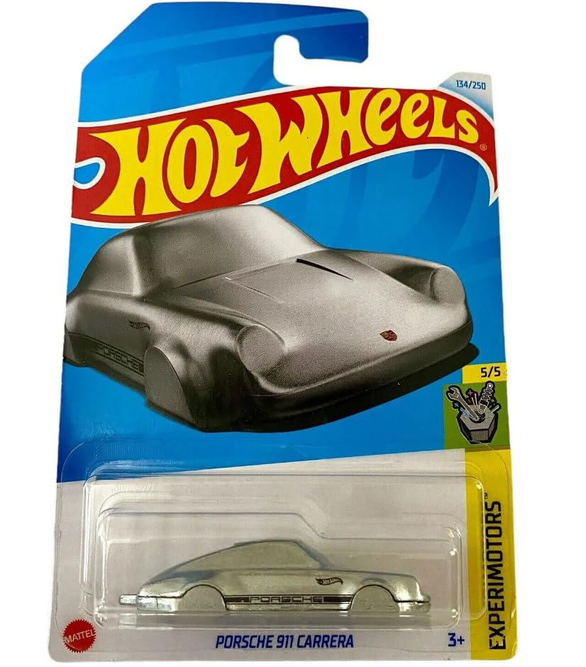 Hot Wheels Porsche 911 Carrera (Silver) Keychain — Experimotors 5/5 2024 Limited Edition