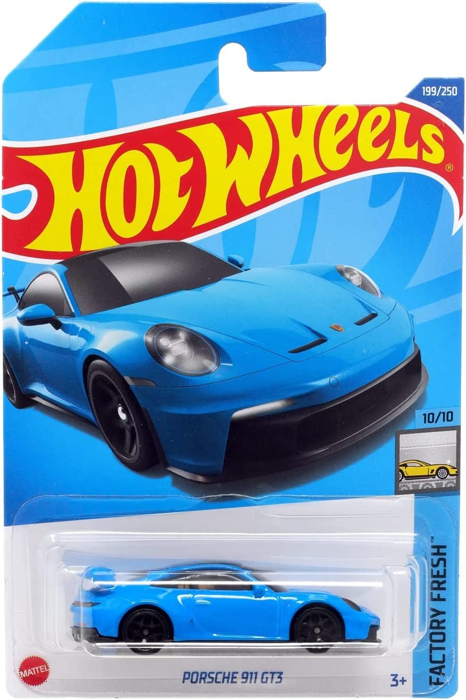 Hot Wheels Porsche 911 GT3 1:64 Die-Cast Car – Made in Malaysia