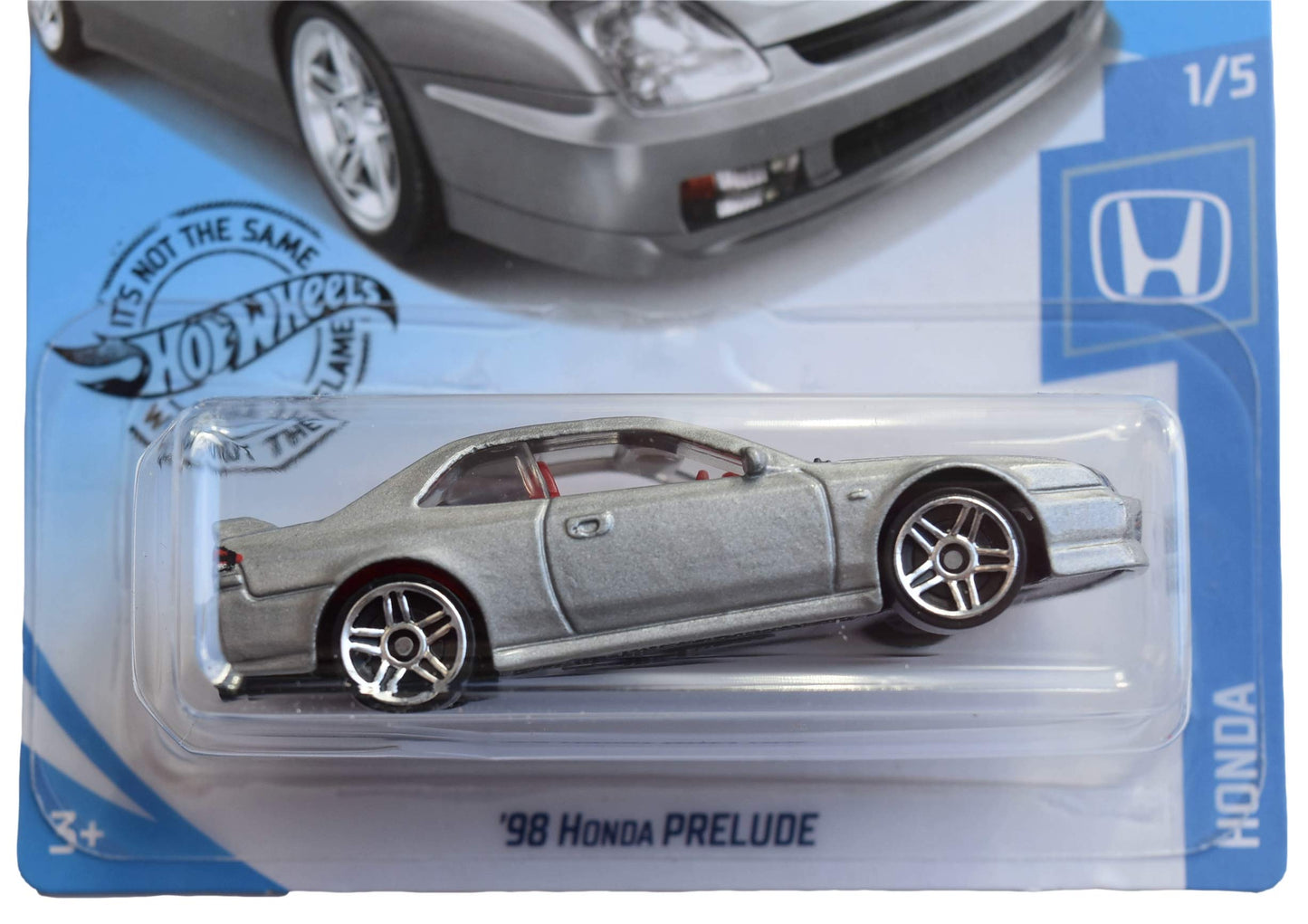 Hot Wheels 1:64 Die-Cast 1998 Honda Prelude Silver 166/250 Limited Edition