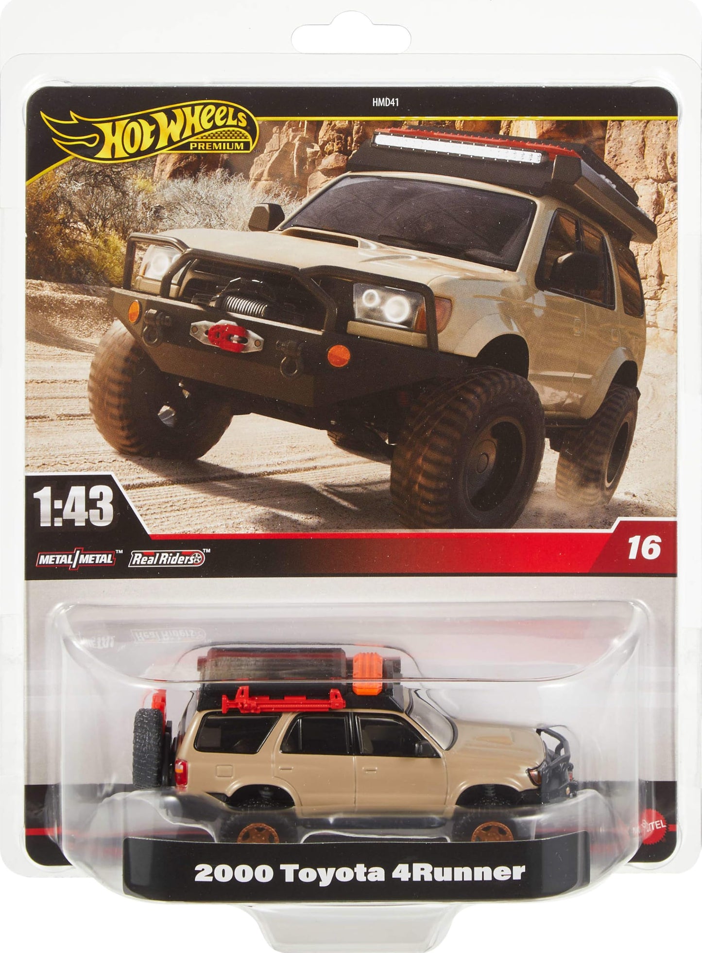 Hot Wheels Premium 1:43 Scale Vehicle – Real Riders, Metal/Metal Body, Licensed Replica