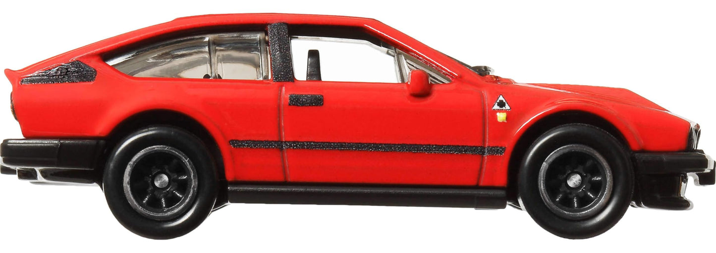 Hot Wheels Premium Car Culture Alfa Romeo GTV6 3.0 — World Tour 1:64 Die-Cast with Real Riders