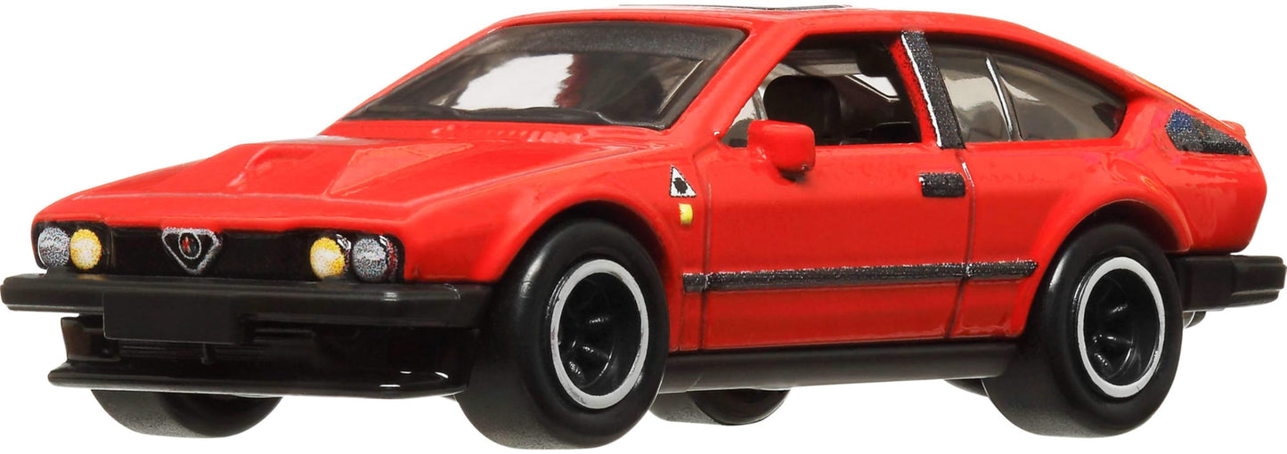 Hot Wheels Premium Car Culture Alfa Romeo GTV6 3.0 — World Tour 1:64 Die-Cast with Real Riders