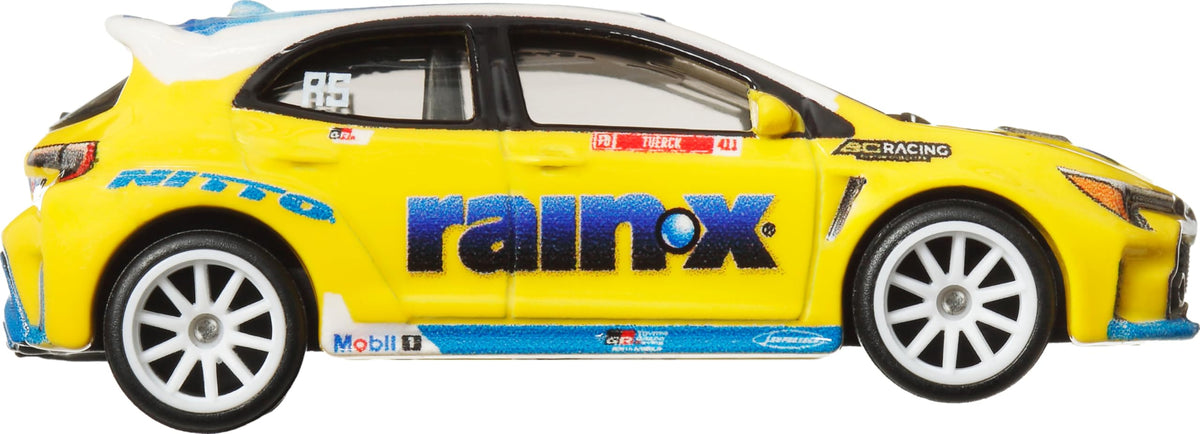 Hot Wheels Premium Car Culture 1:64 Toyota Corolla GR – Real Riders Tires & Metal/Metal Chassis