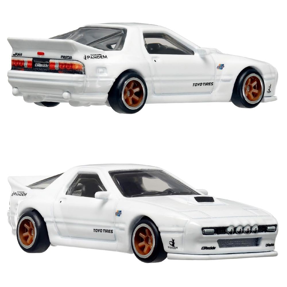 Hot Wheels Premium 2-Pack '04 Mazda Mazdaspeed Miata / Mazda RX-7 FC Pandem HRR75 | Car Culture